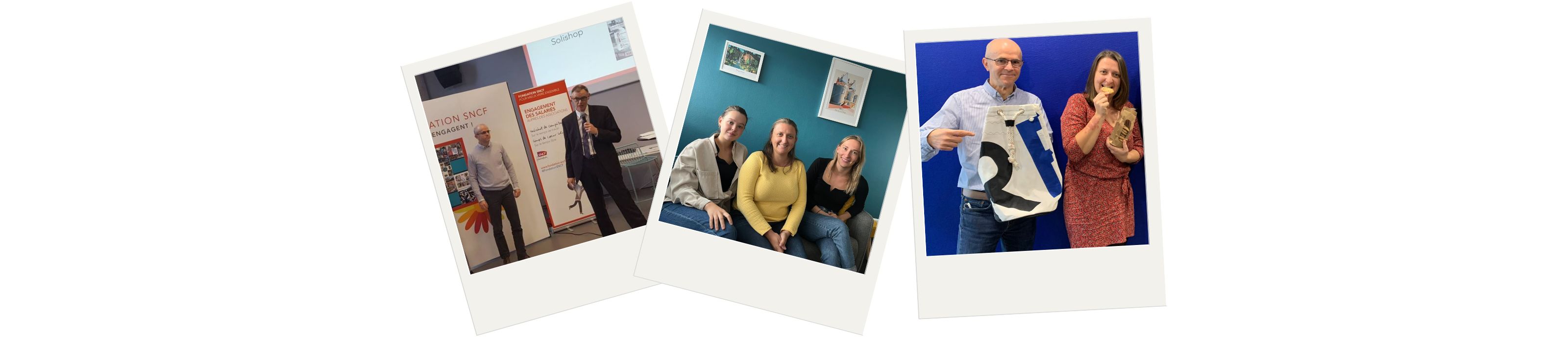 Equipe SoliShop dans le temps