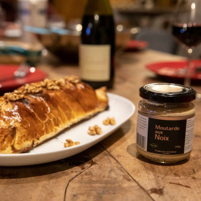 Accompagnement moutarde aux noix cave noisel