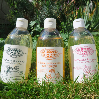 gels douche et shampoings de colo coustau